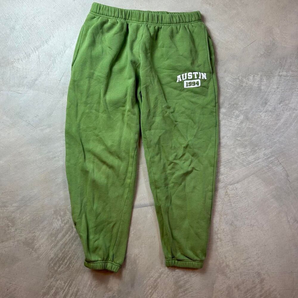 Forever-21 Women's Green Trousers